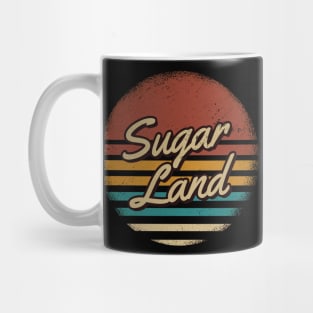 Sugar Land Vintage Text Mug